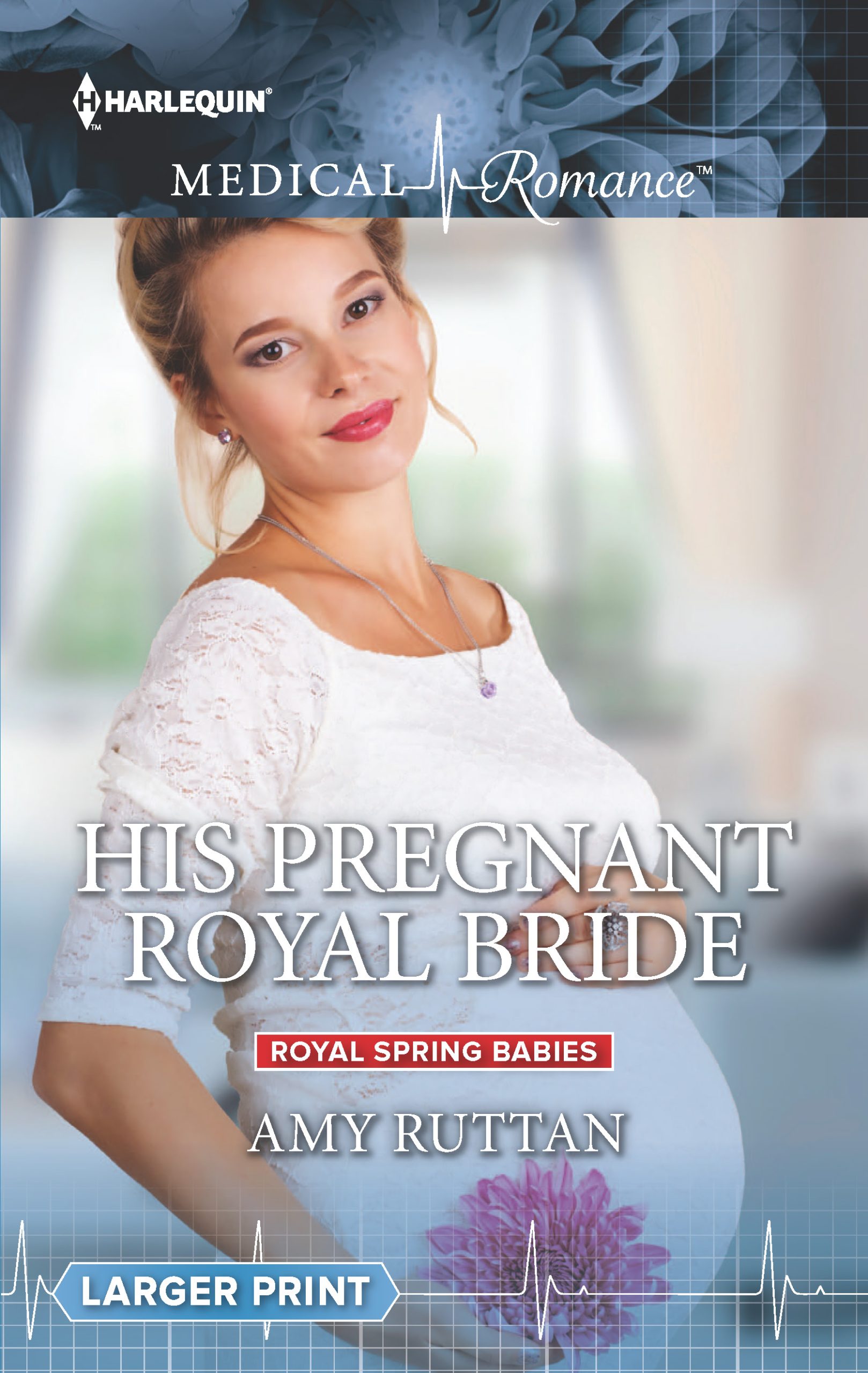 Book Cover for His Pregnant Royal Bride by Amy Ruttan